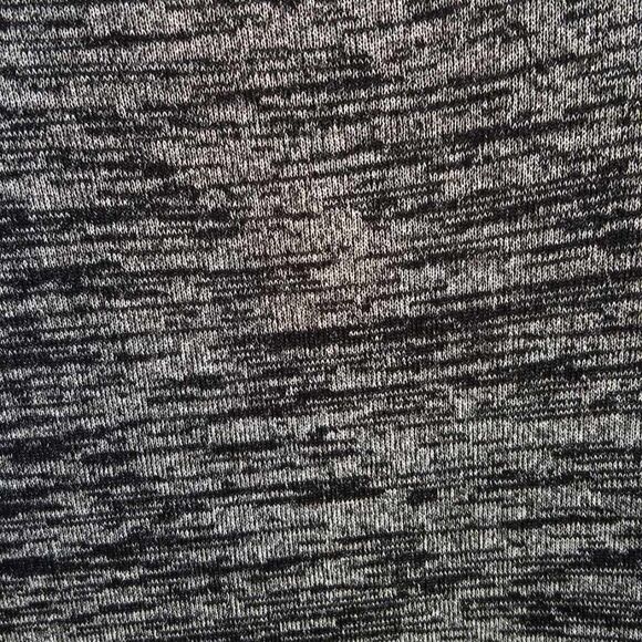 Worthington Maxi Black Gray Marled Open Front Cardigan size OX - Picture 7 of 11